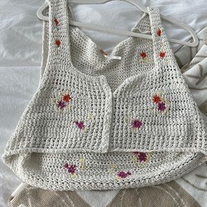 free people crochet top